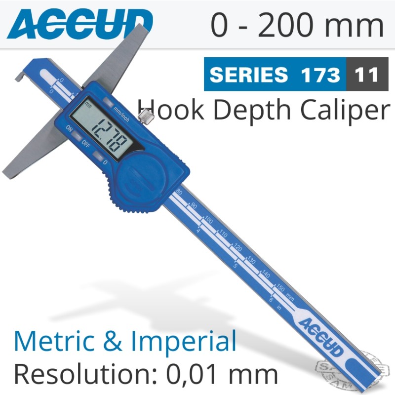 DIGITAL HOOK DEPTH GAUGE 0200MM/08'